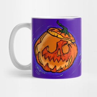 Cracked Skull Jack O’ Lantern Mug